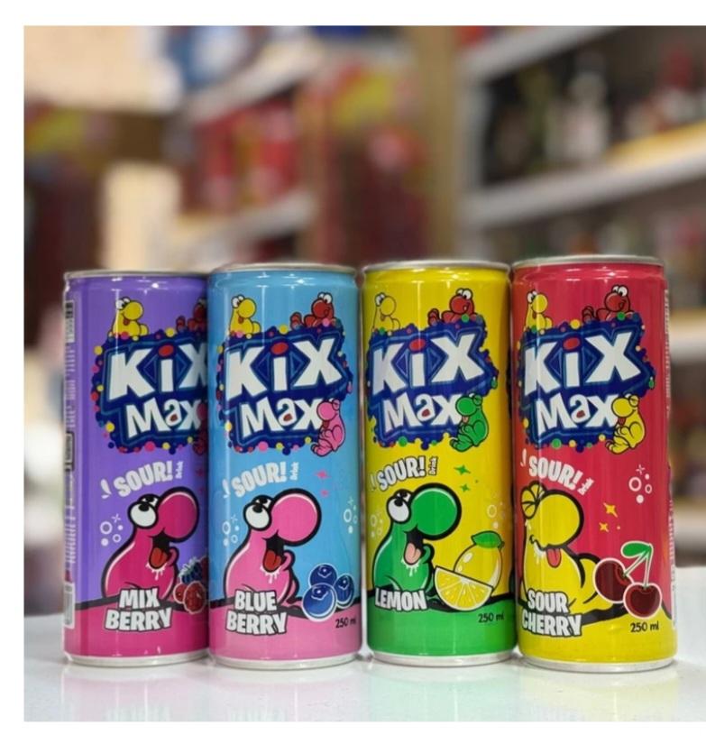 نوشابه گاز دارKix max