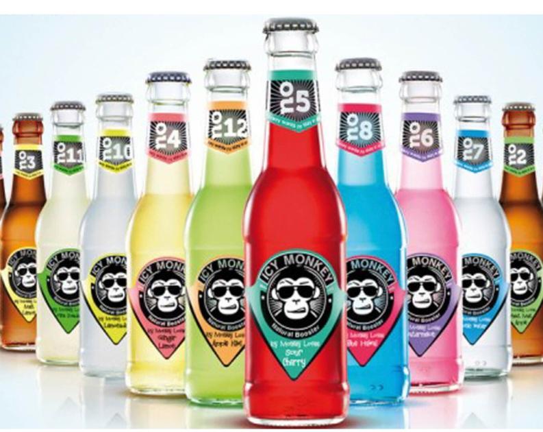 نوشابه گازدار.         Icy monkey