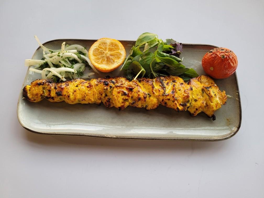 خوراک جوجه زعفرانی