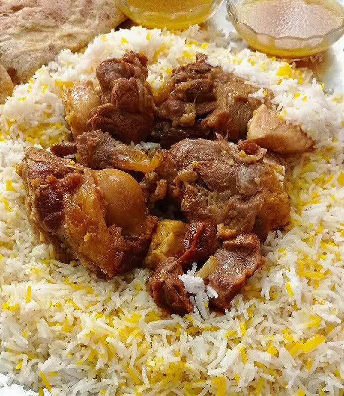 چلو گوشت مخصوص