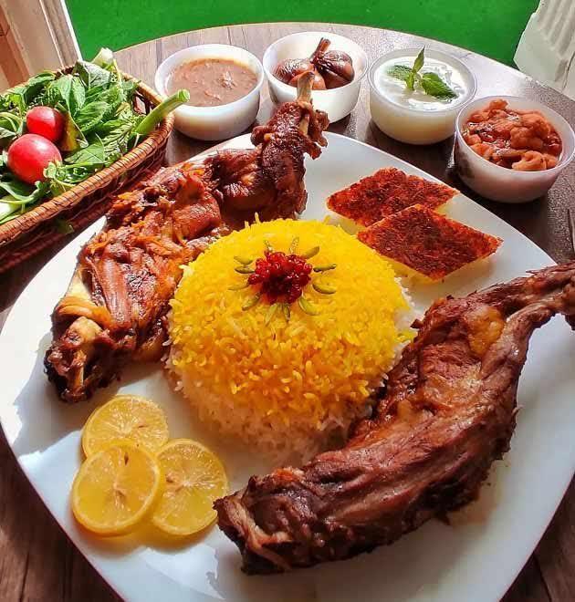 چلو گردن گوسفندی