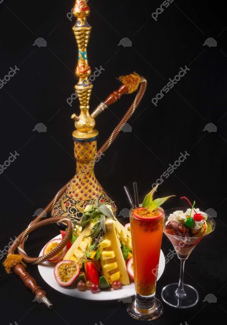 قلیان به همراه پک سیب و اسنک (یک هفته)