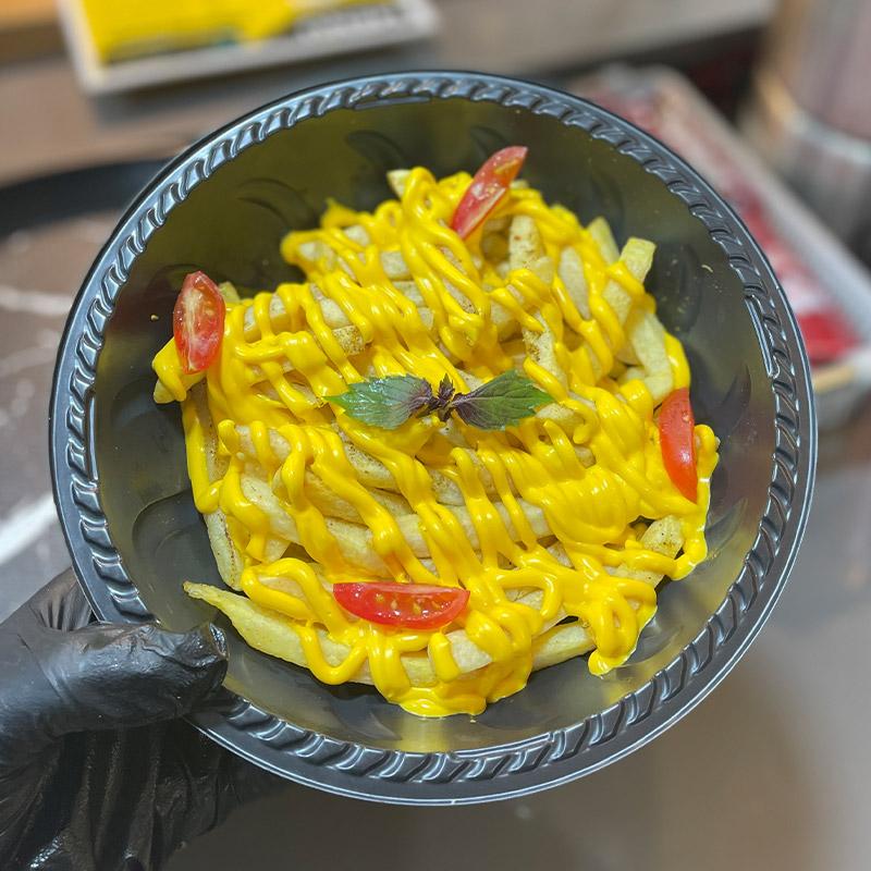 سیب زمینی با چدار