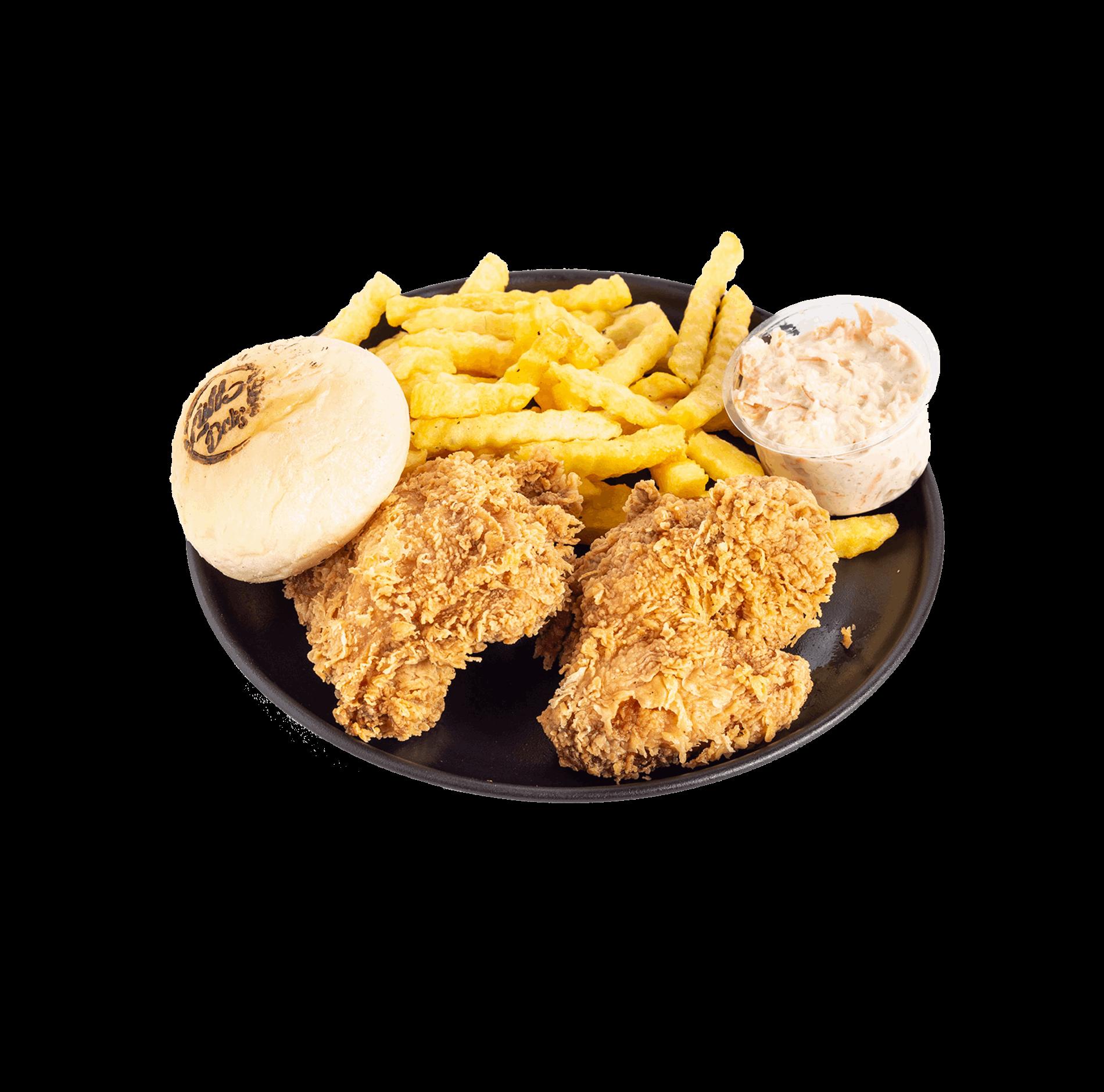 بشقاب فیله سوخاری ۲ تیکه