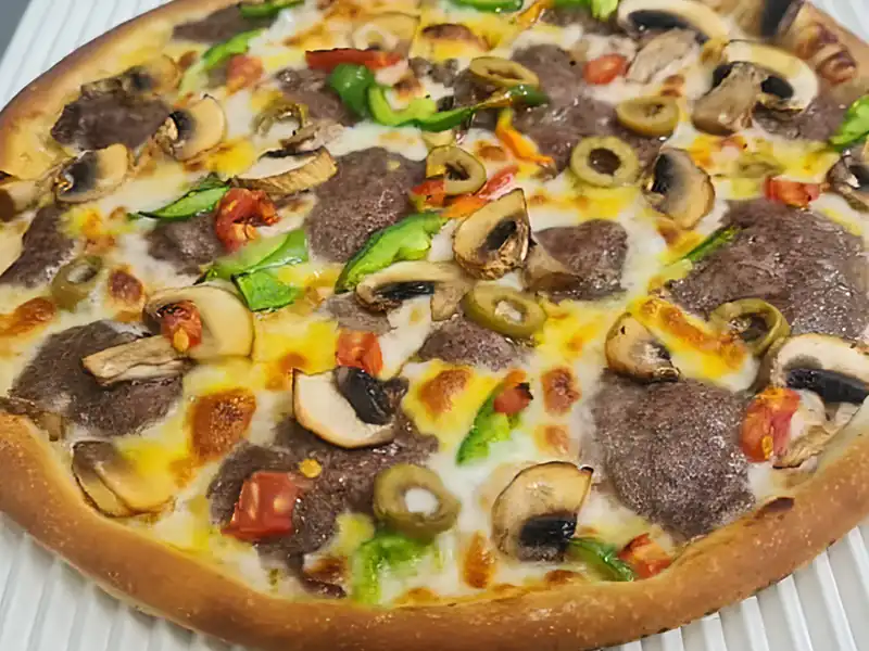 پیتزا سیر استیک تک نفره