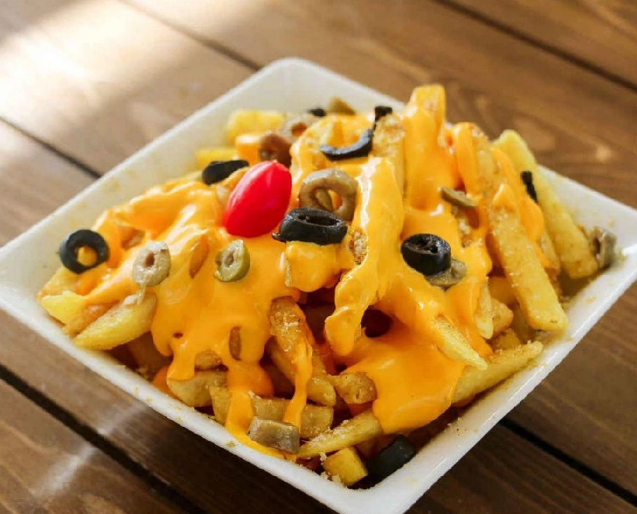 سیب زمینی با سس چدار